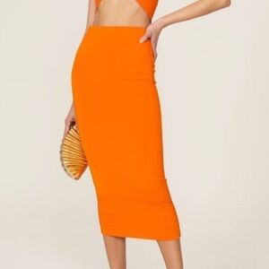Andamane orange Gisele Tube Skirt size 44